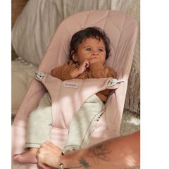Детский шезлонг Babybjorn Bliss Cotton, 006122, розовый цена и информация | Шезлонги и качели | pigu.lt