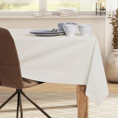 DecoKing staltiesė Pure, kreminė, 140x200 cm kaina ir informacija | Staltiesės, servetėlės | pigu.lt