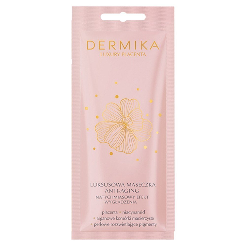 Veido kaukė Dermika Luxury Placenta, 10 ml цена и информация | Veido kaukės, paakių kaukės | pigu.lt