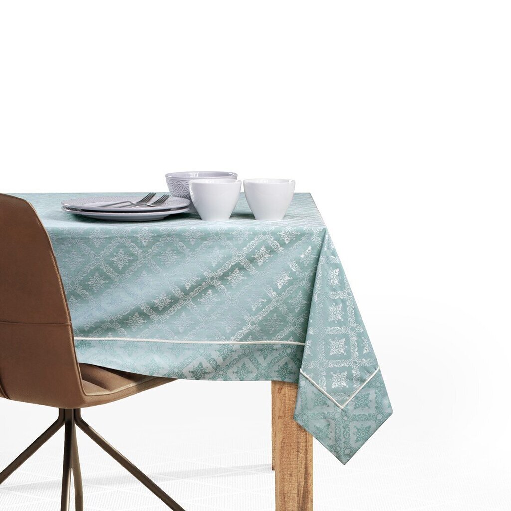 DecoKing staltiesė Maya, mėtinė, 160x400 cm цена и информация | Staltiesės, servetėlės | pigu.lt