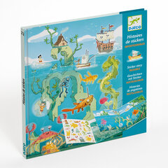 Наклейки - Приключения на море, DJECO DJ08953 цена и информация | Развивающие игрушки | pigu.lt