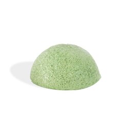 Губка для умывания и массажа лица с зеленым чаем Mohani Konjac Sponge цена и информация | Массажеры для лица, инструменты для чистки лица | pigu.lt