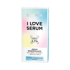 Atkuriantis serumas sausai ir jautriai odai Soraya I Love Serum, 30ml kaina ir informacija | Veido aliejai, serumai | pigu.lt