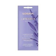 Levandų lyginamoji kaukė veidui, kaklui ir dekoltė Soraya Lavender Essence, 8 ml kaina ir informacija | Veido kaukės, paakių kaukės | pigu.lt