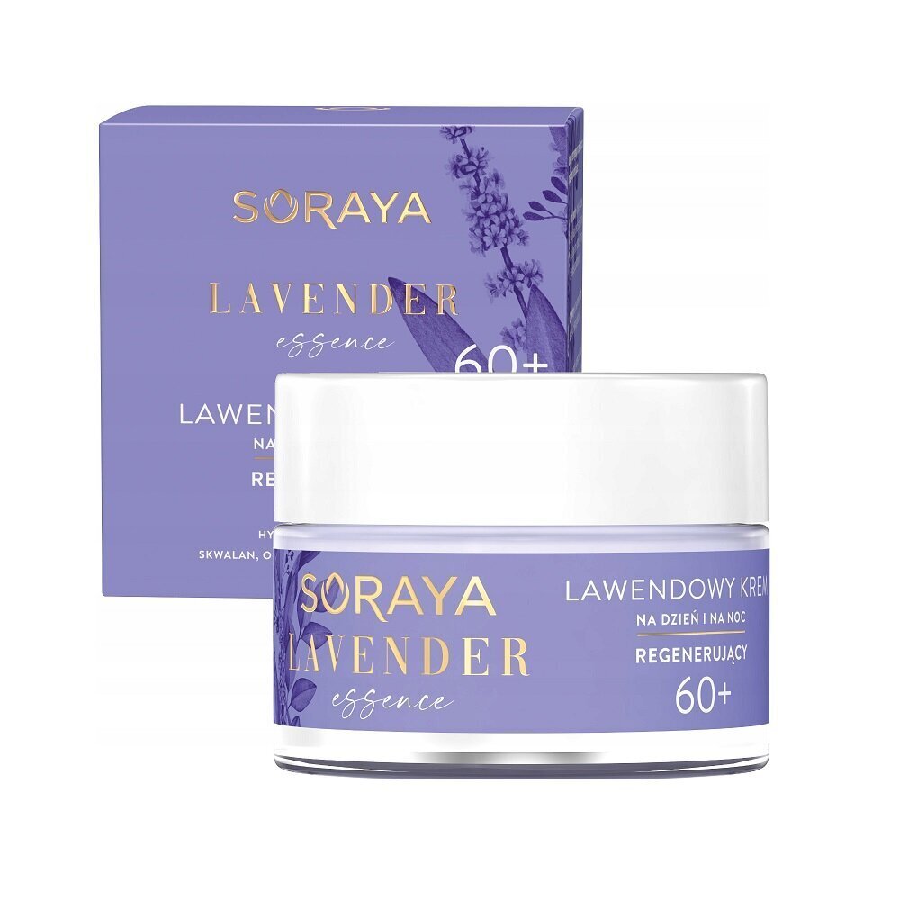 Veido kremas Soraya Lavender Essence 60+, 50 ml kaina ir informacija | Veido kremai | pigu.lt