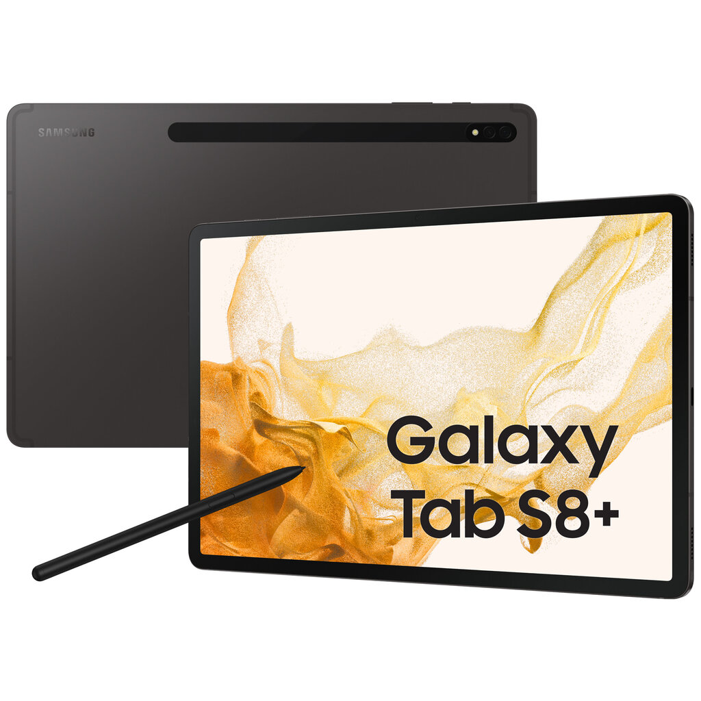 Samsung Galaxy Tab S8+ Graphite SM-X806BZABEUE kaina ir informacija | Planšetiniai kompiuteriai | pigu.lt