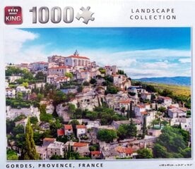 King - Puzzle 1000 Gordes Provence France цена и информация | Пазлы | pigu.lt