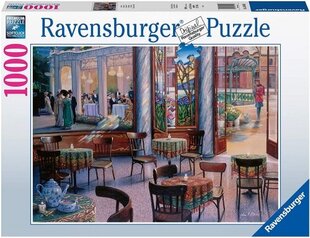 Ravensburger - Puzzle 1000 A Cafe Visit цена и информация | Пазлы | pigu.lt