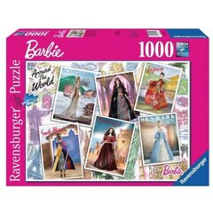 Ravensburger - Puzzle 1000 Barbie Around The World цена и информация | Пазлы | pigu.lt