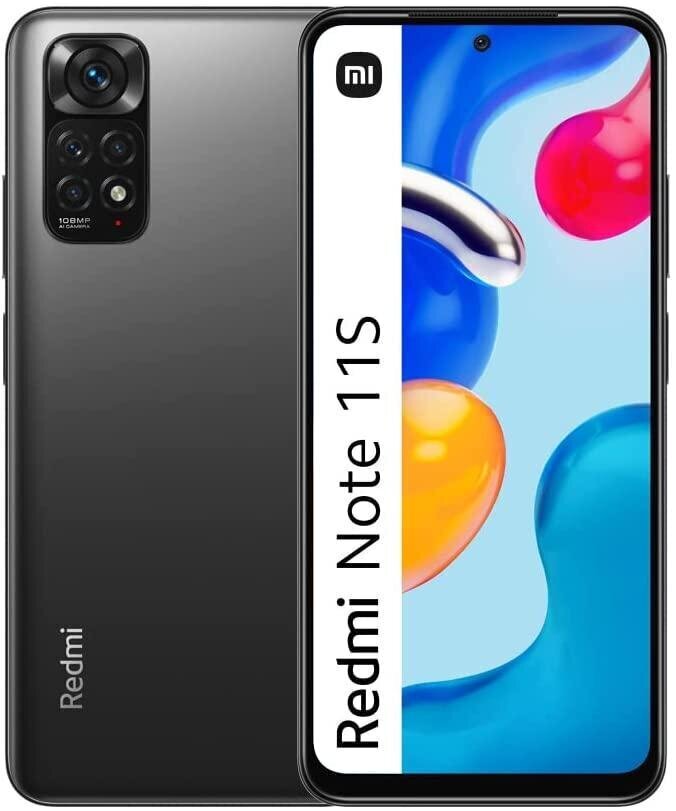 Xiaomi Redmi Note 11S, 128GB, Dual SIM, Graphite Gray kaina ir informacija | Mobilieji telefonai | pigu.lt