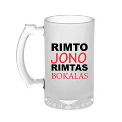 Bokalas „Rimto Jono rimtas bokalas“ (500ml) kaina ir informacija | Originalūs puodeliai | pigu.lt