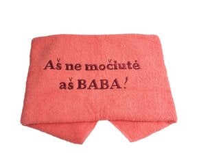 Siuvinėtas rankšluostis „Aš ne močiutė, aš BABA“ kaina ir informacija | Kitos originalios dovanos | pigu.lt