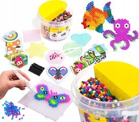 Цветная термомозаика/ мозаика 5000шт + шаблоны цена и информация | Развивающие игрушки | pigu.lt