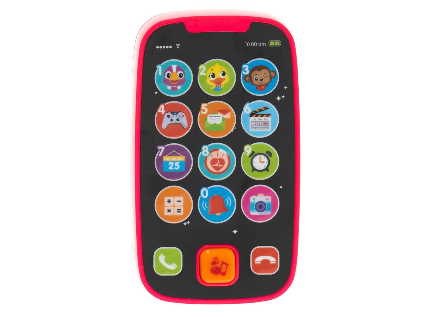 Vaikiškas išmanusis telefonas Hola, rožinis цена и информация | Žaislai kūdikiams | pigu.lt
