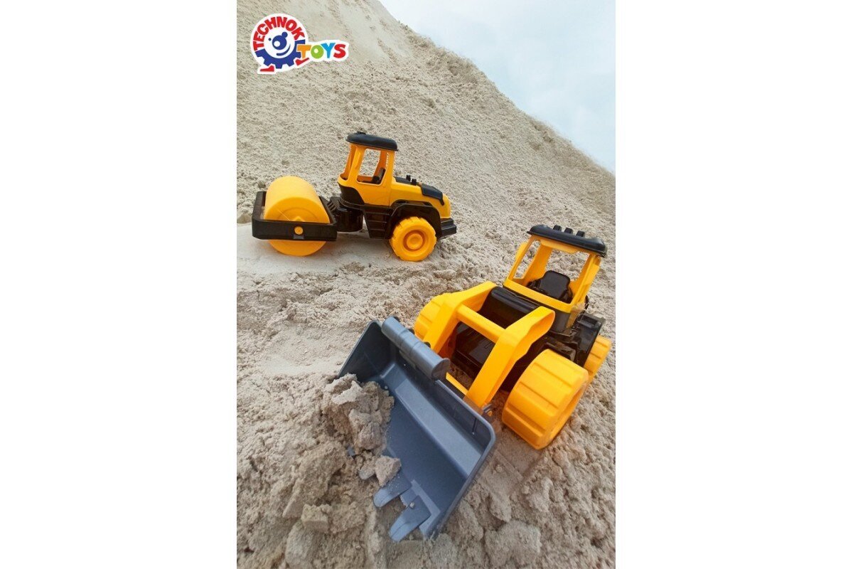 Traktorius su kaušu vaikiškas kaina ir informacija | Vandens, smėlio ir paplūdimio žaislai | pigu.lt