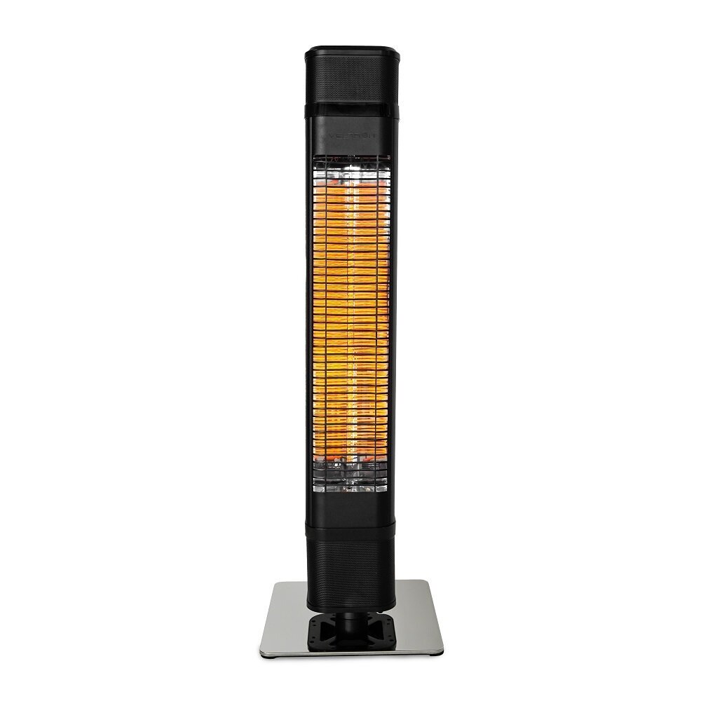 Infraraudonųjų spindulių šilumos radiatorius Veltron PREMIUM TOWER-200KBS LED 2kW, su garsiakalbiais цена и информация | Šildytuvai | pigu.lt