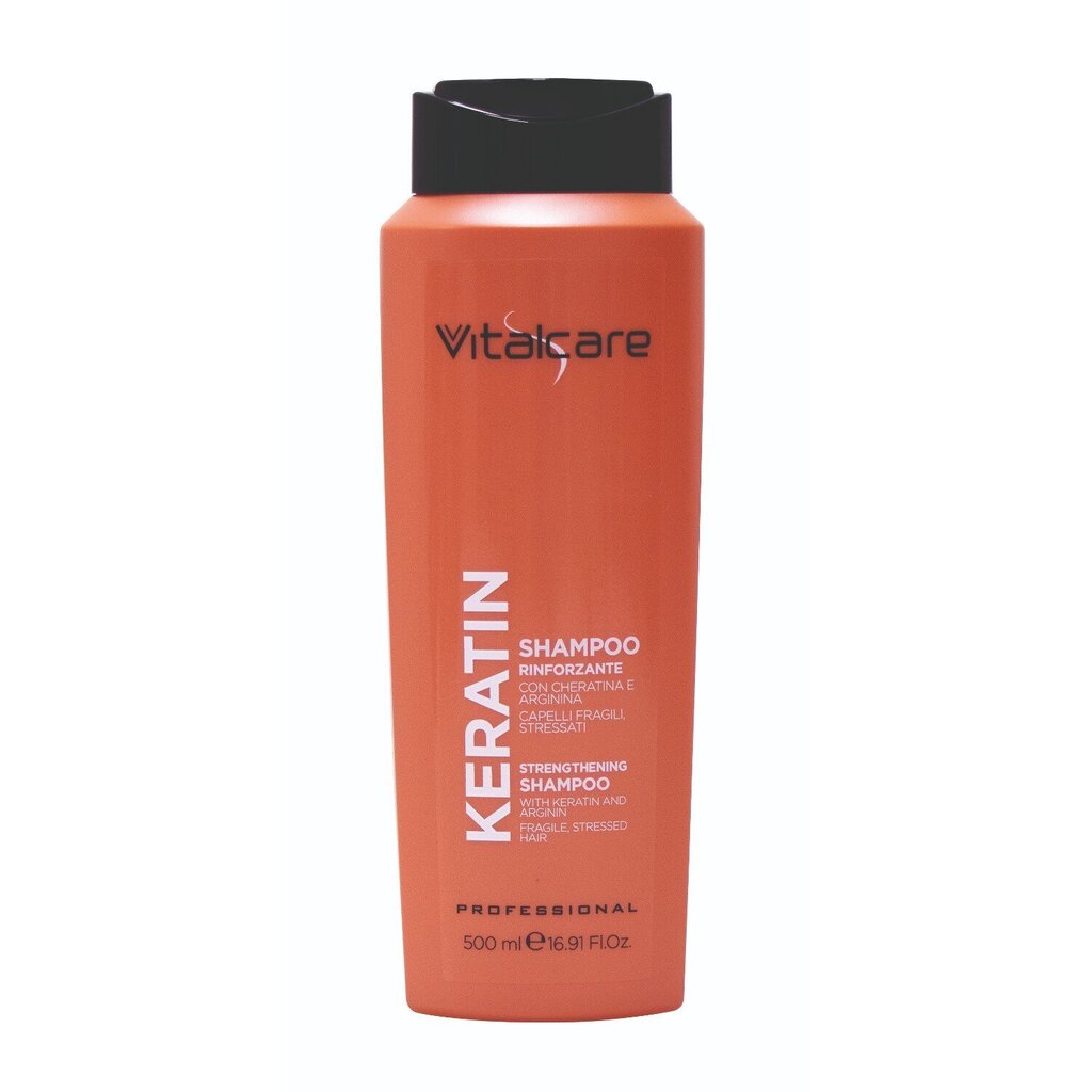 Stiprinantis šampūnas Vitalcare Keratin, 500 ml цена и информация | Šampūnai | pigu.lt