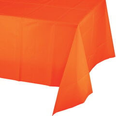 Staltiesė, oranžinė, 137x274 cm kaina ir informacija | Vienkartiniai indai šventėms | pigu.lt