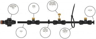 Vandens rūko sistema Bradas BLACK LINE, 7.5 m kaina ir informacija | Laistymo įranga, purkštuvai | pigu.lt