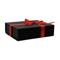 Greito surinkimo juodos spalvos dėžutė A4 330x250x100mm. kaina ir informacija | Dovanų pakavimo priemonės | pigu.lt