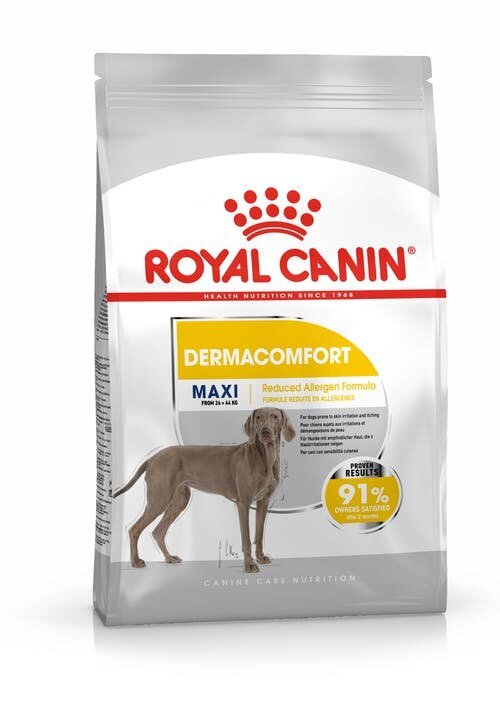 Royal Canin suaugusiems šunims Maxi Dermacomfort, 12kg kaina ir informacija | Sausas maistas šunims | pigu.lt