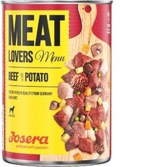 Josera Meatlovers Menu su jautiena ir bulvėmis, 6x400 g kaina ir informacija | Konservai šunims | pigu.lt