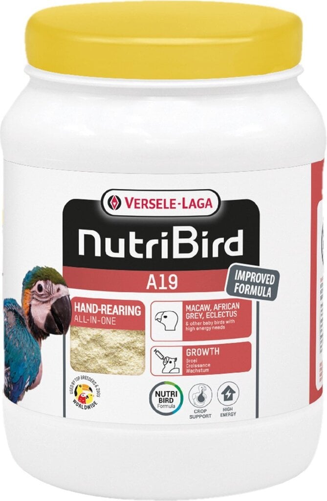 Maistas papūgoms Versele Laga Nutribird A19, 800 g цена и информация | Lesalas paukščiams | pigu.lt