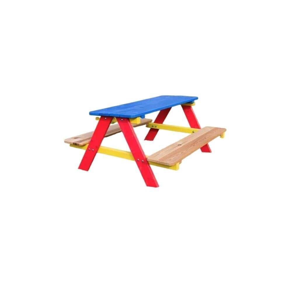 Medinis vaikiškas staliukas „Svaja“ 4IQ цена и информация | Vaikiški lauko baldai | pigu.lt
