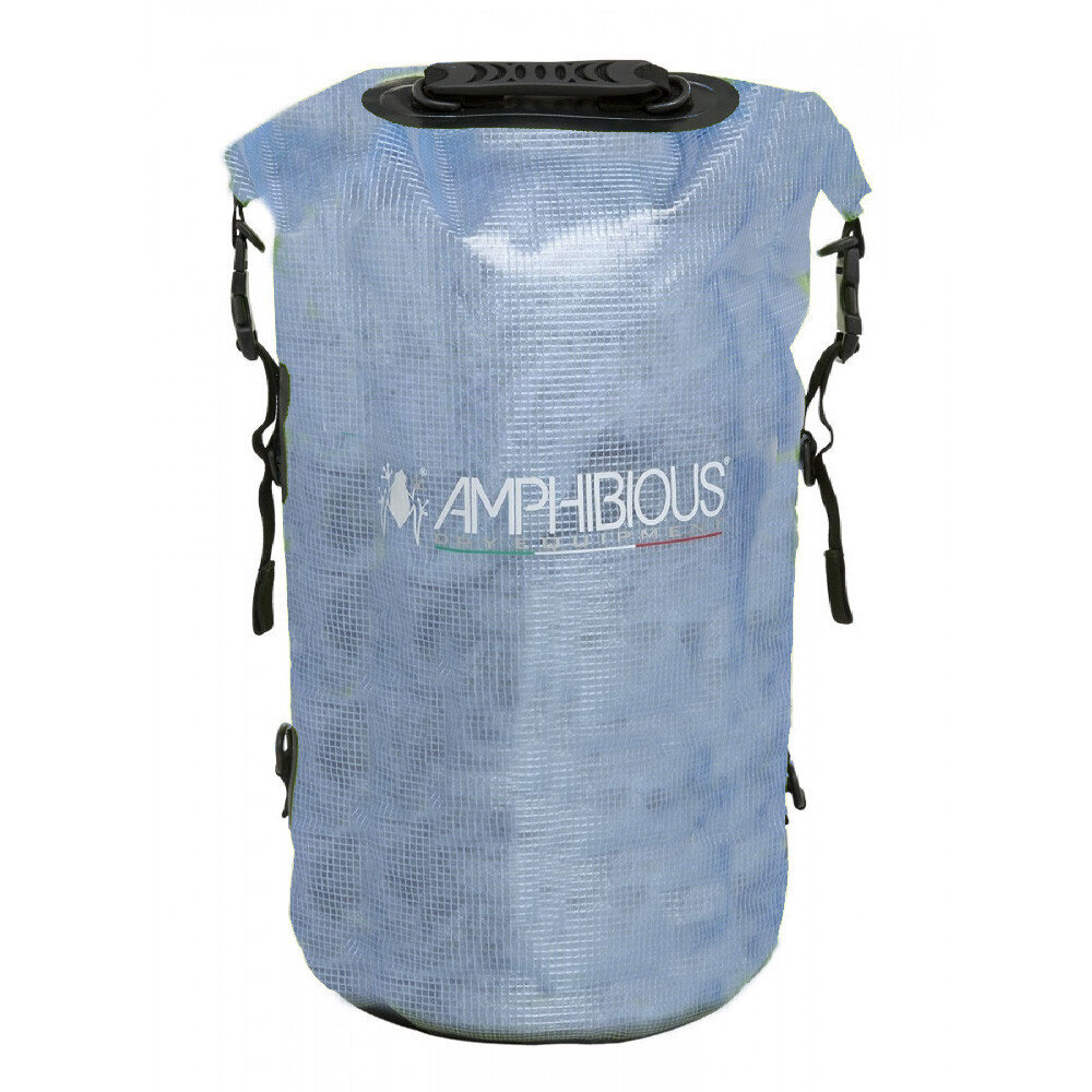 Krepšys Amphibious Trasparent-Clear kaina ir informacija | Vandeniui atsparūs maišai, apsiaustai nuo lietaus | pigu.lt