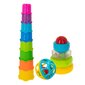 PlayGo žaislų rinkinys, 2 piramidės ir 1 barškutis kaina ir informacija | Žaislai kūdikiams | pigu.lt