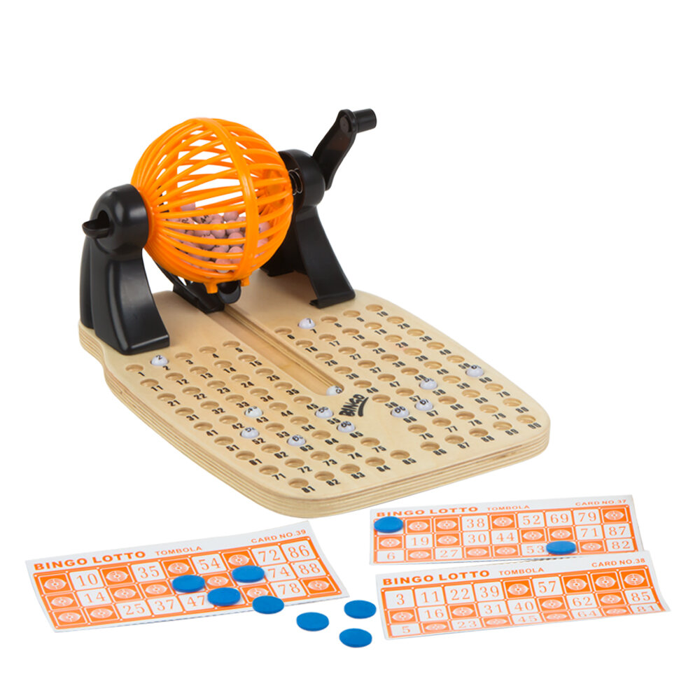 Stalo žaidimas Bingo loto mediniu pagrindu цена и информация | Stalo žaidimai, galvosūkiai | pigu.lt