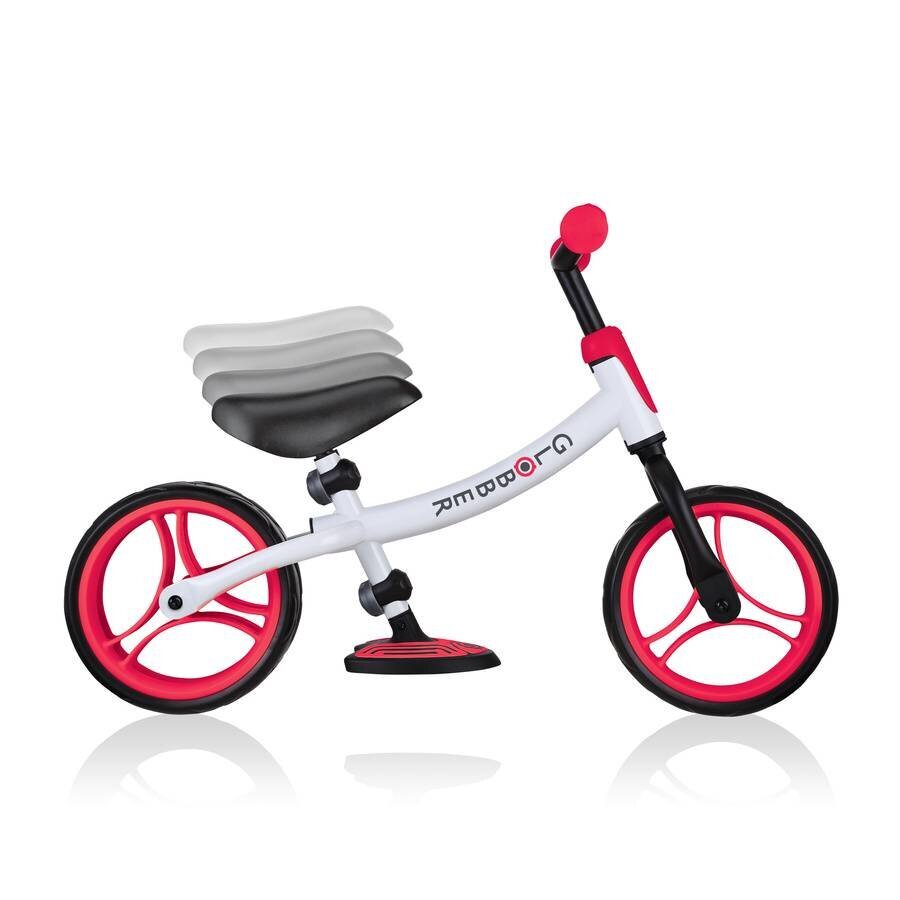 Balansinis dviratukas Globber Go Bike Duo White New Red цена и информация | Balansiniai dviratukai | pigu.lt