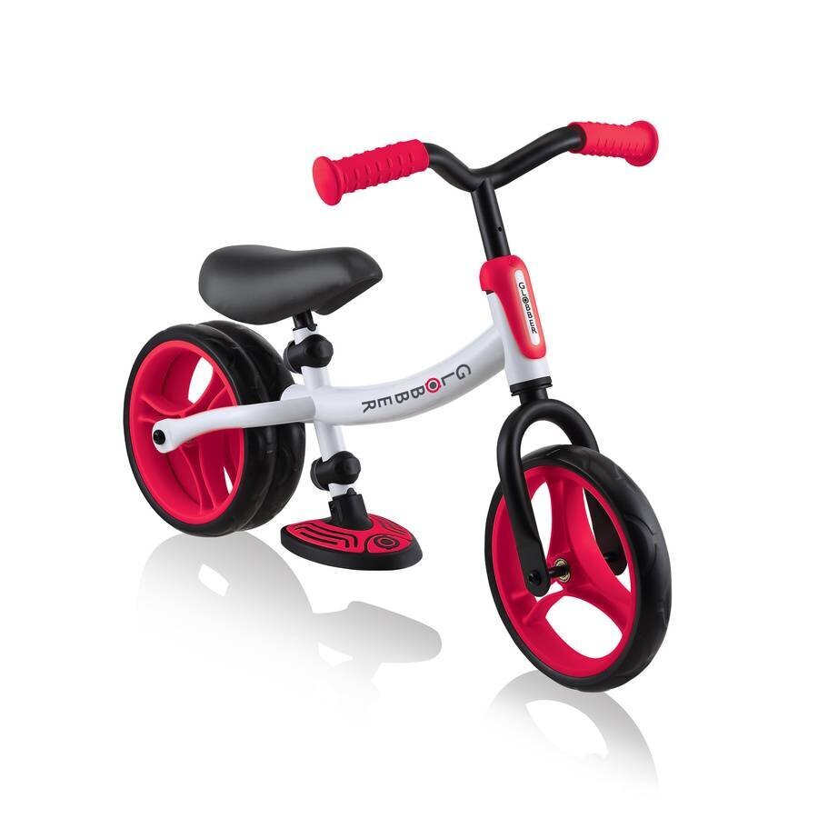 Balansinis dviratukas Globber Go Bike Duo White New Red цена и информация | Balansiniai dviratukai | pigu.lt