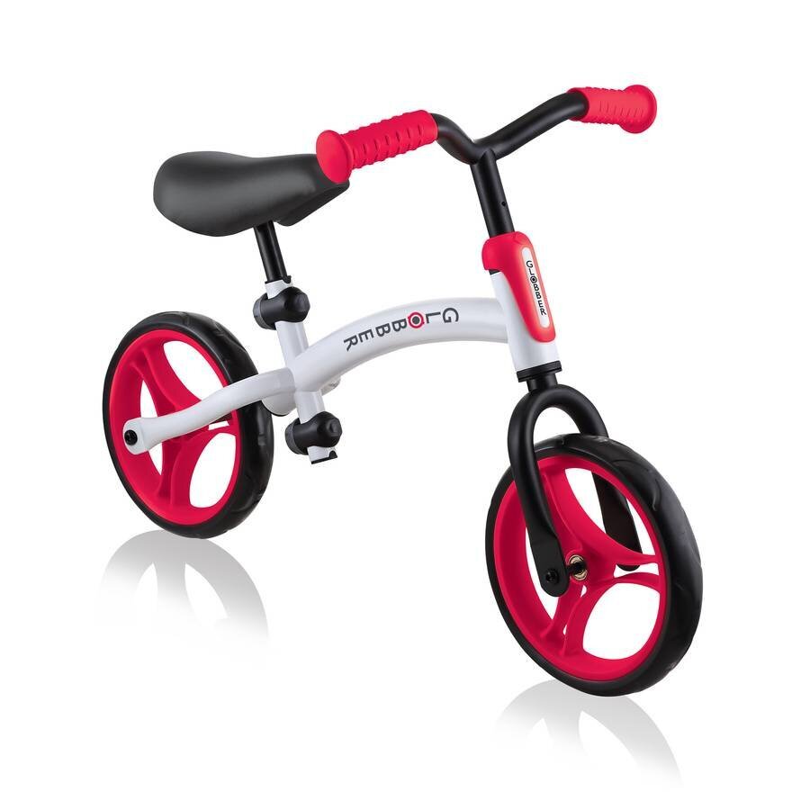 Balansinis dviratukas Globber Go Bike Duo White New Red цена и информация | Balansiniai dviratukai | pigu.lt