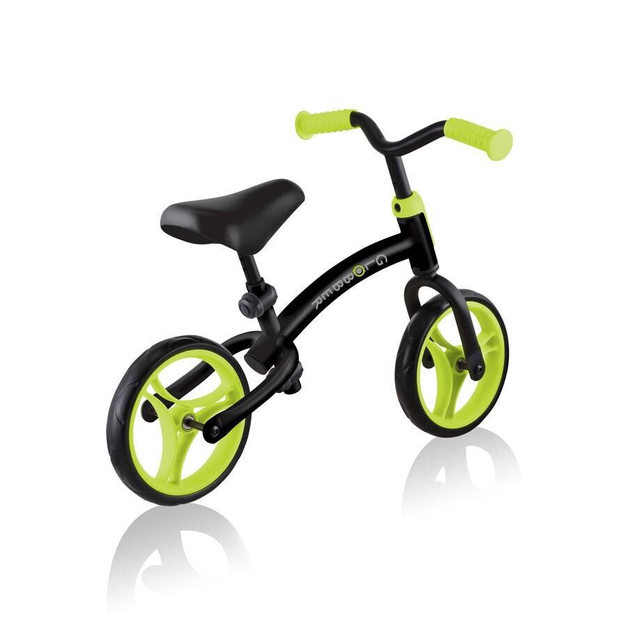 Balansinis dviratukas Globber Go Bike Duo Lime green kaina ir informacija | Balansiniai dviratukai | pigu.lt