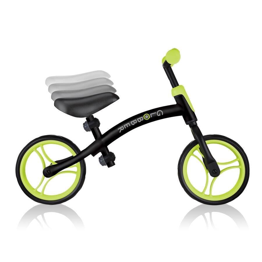 Balansinis dviratukas Globber Go Bike Duo Lime green kaina ir informacija | Balansiniai dviratukai | pigu.lt