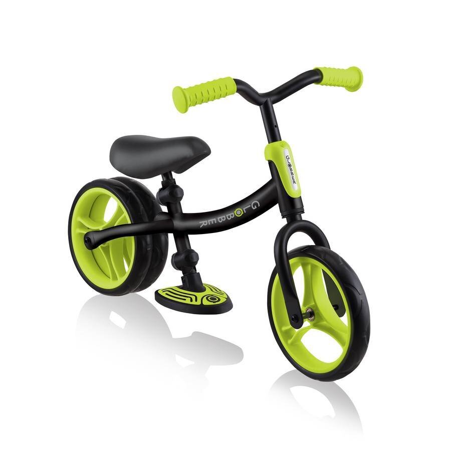 Balansinis dviratukas Globber Go Bike Duo Lime green цена и информация | Balansiniai dviratukai | pigu.lt