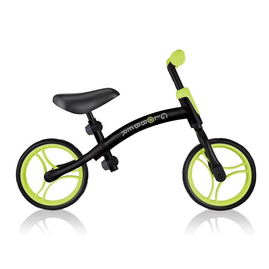 Balansinis dviratukas Globber Go Bike Duo Lime green цена и информация | Balansiniai dviratukai | pigu.lt