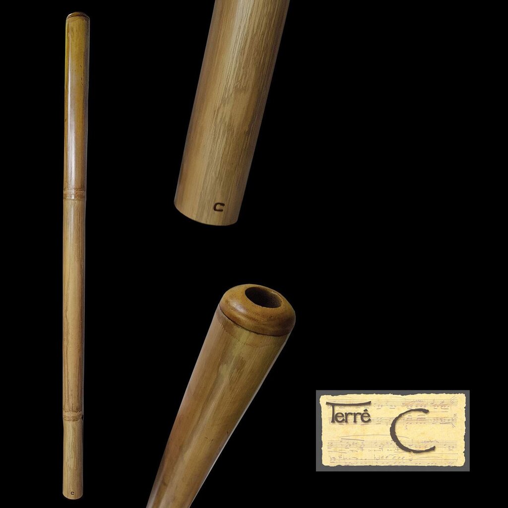 Bambukinis didžeridu Terre C kaina ir informacija | Pučiamieji instrumentai | pigu.lt