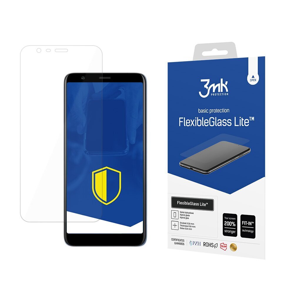 Apsauginis stiklas 3mk FlexibleGlass Lite™ screen protector, skirtas Meizu M8C kaina ir informacija | Apsauginės plėvelės telefonams | pigu.lt