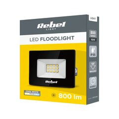 LED prožektorius Rebel 10W 6500K 230V kaina ir informacija | Žibintuvėliai, prožektoriai | pigu.lt