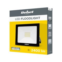 LED prožektorius Rebel 30W 6500K 230V kaina ir informacija | Žibintuvėliai, prožektoriai | pigu.lt