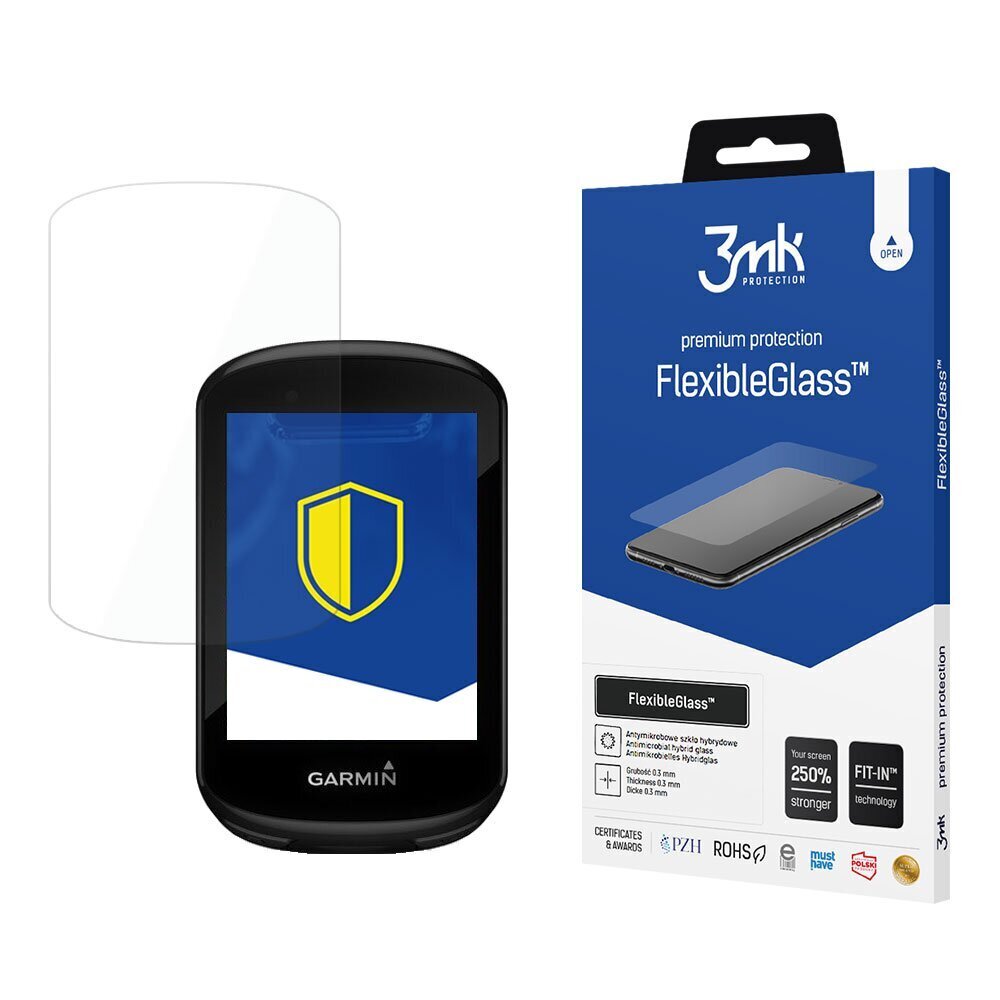 Apsauginis stiklas 3mk Watch Protection™ FlexibleGlass Lite skirtas Garmin Edge 830 цена и информация | GPS navigacijos | pigu.lt