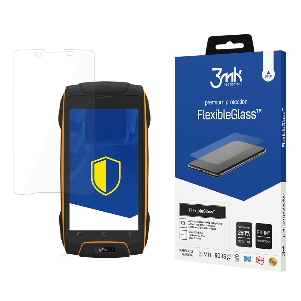 MyPhone Hammer AXE Lte - 3mk FlexibleGlass™ screen protector цена | pigu.lt