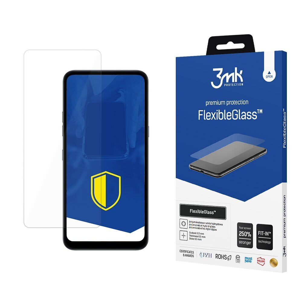 Apsauginė plėvelė LG Q61 - 3mk FlexibleGlass™ kaina ir informacija | Apsauginės plėvelės telefonams | pigu.lt