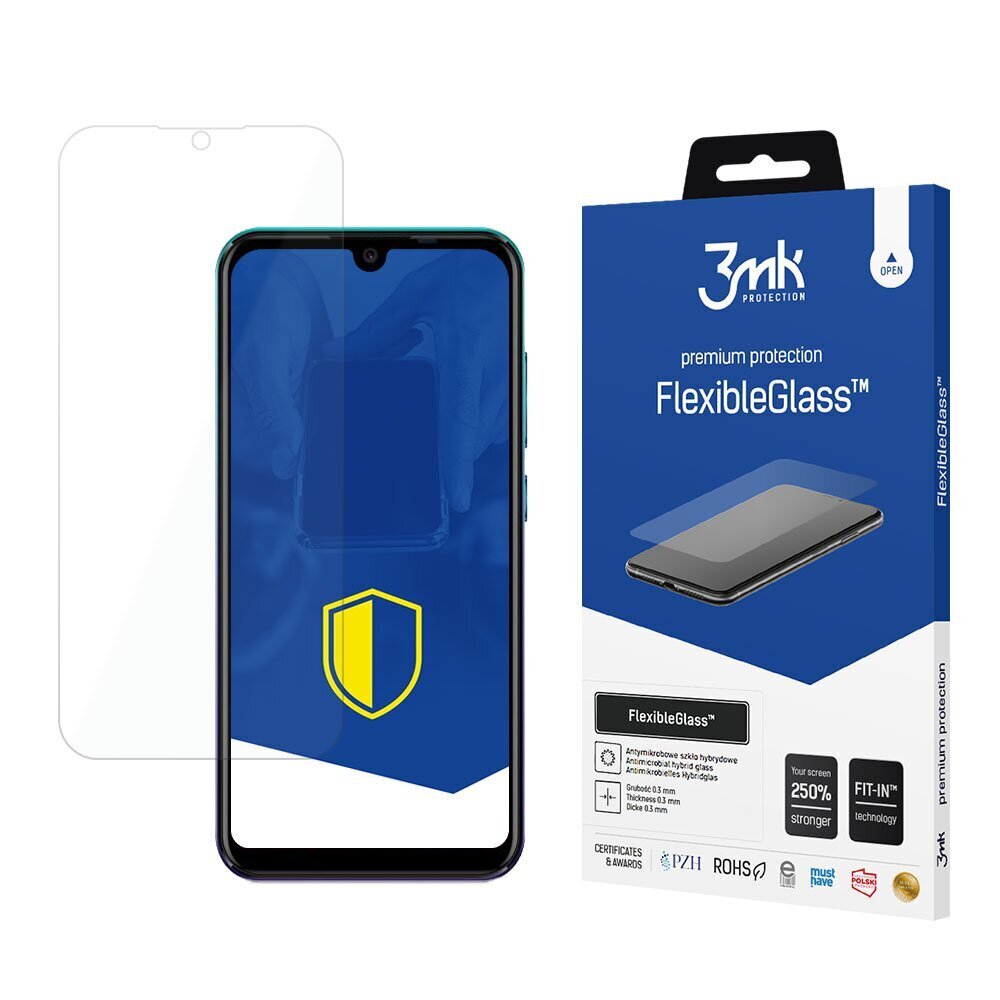 Apsauginis stiklas 3mk FlexibleGlass™ skirtas MyPhone Pocket Pro kaina ir informacija | Apsauginės plėvelės telefonams | pigu.lt