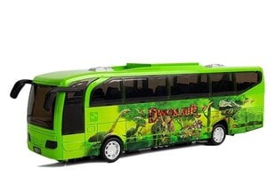 Žaislinis autobusas LeanToys Dinosaur Park, žalias kaina ir informacija | Žaislai berniukams | pigu.lt