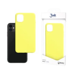 3mk Matt Case, skirtas Apple iPhone 11, geltonas kaina ir informacija | Telefono dėklai | pigu.lt