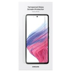 "Samsung A53 5G" grūdinto stiklo ekrano apsauga skaidri ET-FA536TTEGWW kaina ir informacija | Apsauginės plėvelės telefonams | pigu.lt