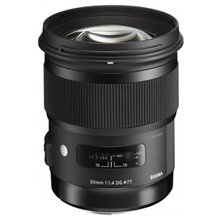 Sigma 50mm F1.4 DG HSM Nikon kaina ir informacija | Objektyvai | pigu.lt